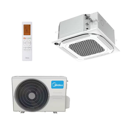 Midea 4-Wege Deckenkassetten Set MCA4U-12HRFNX 3,5kW