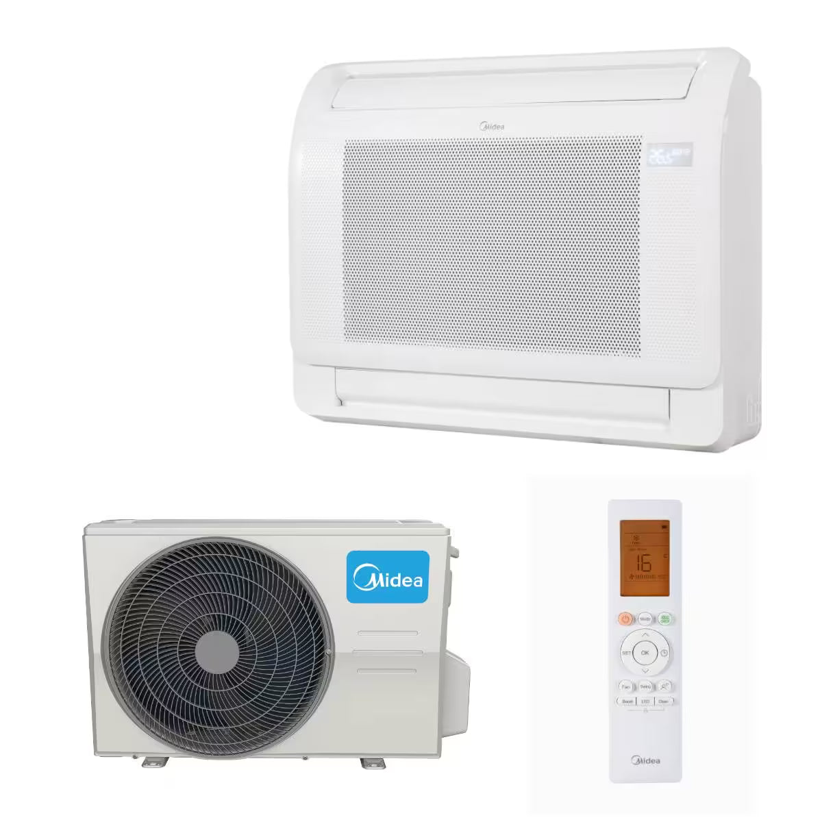 Midea Klimaanlage Kompakt-Truhe Set MFA2U-17HRFNX-ME 5kW - Midea Deutschland